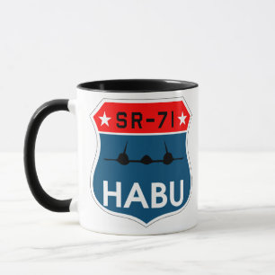 SR-71 Habu Mach 3 Gedenkinsignien Tasse