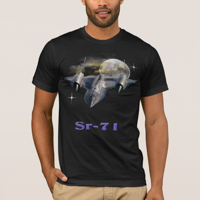 Sr-71 militärischer Spionage-Flugzeug-T - Shirt (Vorderseite)