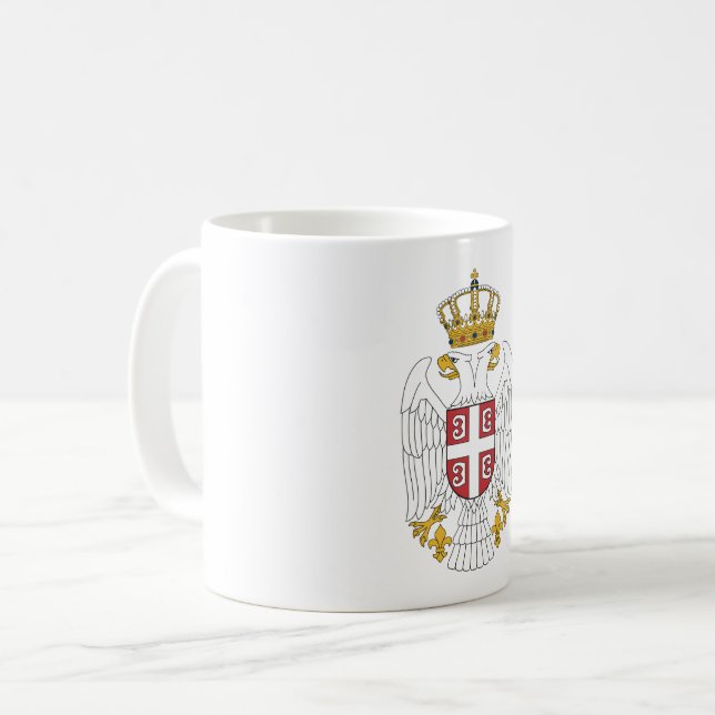 Srbija Dvoglavi Orao Kaffeetasse (Vorderseite Links)