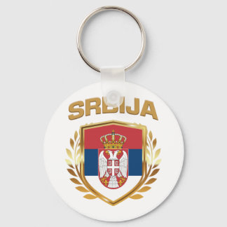Srbija Flag-Schild Serbien Schlüsselanhänger