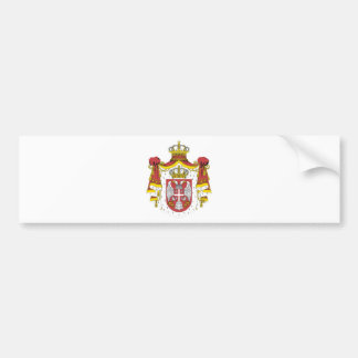 Srbija Grb - Veliki/serbisches Wappen - groß Autoaufkleber