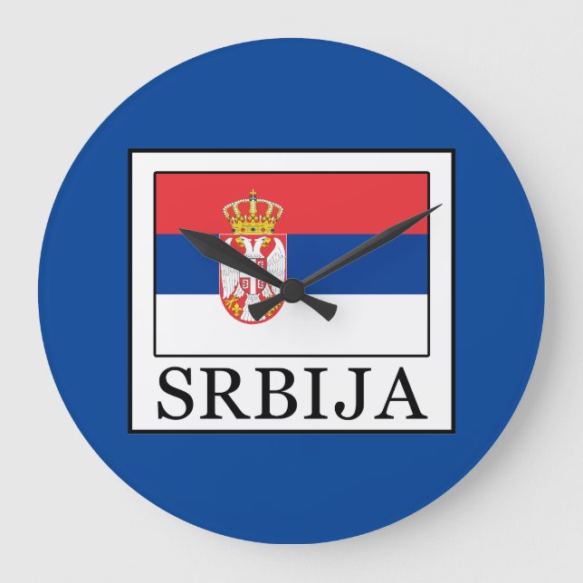 Srbija Große Wanduhr (Vorderseite)