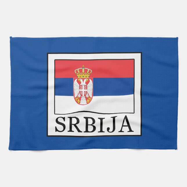 Srbija Handtuch (Horizontal)