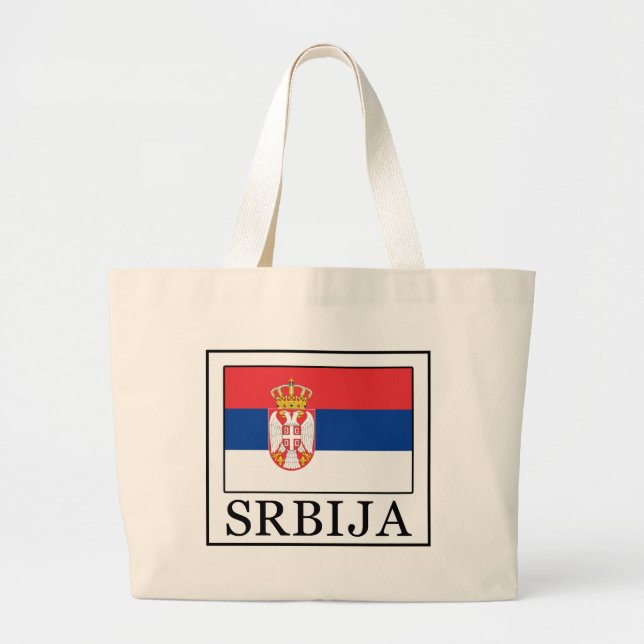 Srbija Jumbo Stoffbeutel (Vorne)