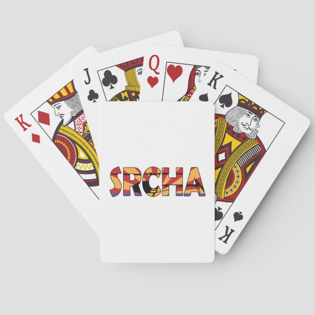 SRCHA-Logo Spielkarten (Rückseite)