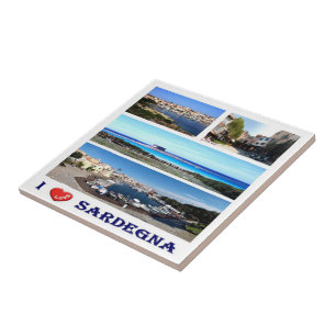 SRD041 SARDINIA I Liebe, Mosaik, Italien, Fliese