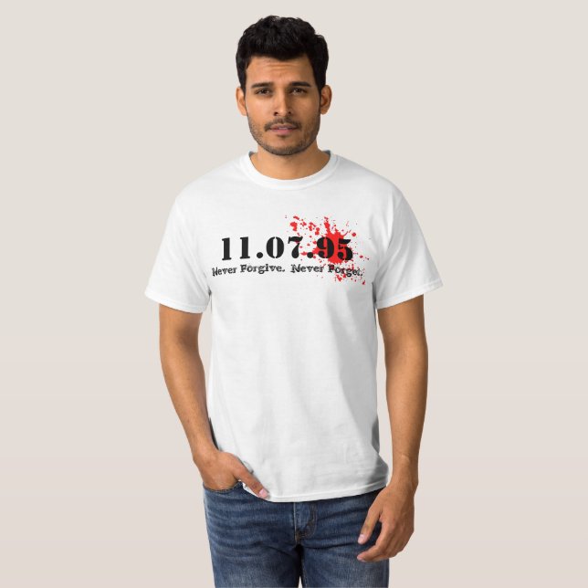 Srebrenica-Shirt T-Shirt (Vorne ganz)