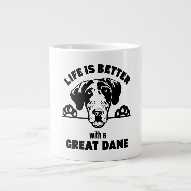 Srgdrr - Das Leben ist besser mit einem großen Dan Jumbo-Tasse (Vorderseite)