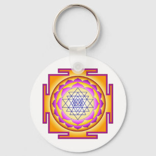 Sri Chakra Göttin Shri Lalitha Tripura Sundari Schlüsselanhänger