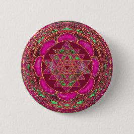 Sri Lakshmi Yantra Mandala Button