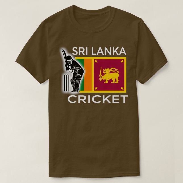 Sri Lanka-Cricket 5 T-Shirt (Design vorne)