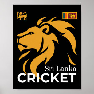 Sri Lanka Cricket perfekt für Lankan Cricket Fans Poster