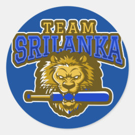 Sri Lanka Cricket Runder Aufkleber