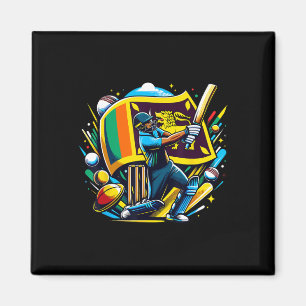 Sri Lanka Cricket Sri Lankenisches Cricket-Trikot Magnet