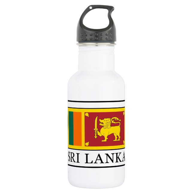 Sri Lanka Edelstahlflasche (Vorderseite)