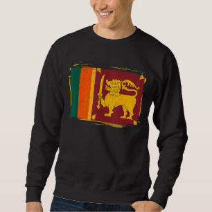 Sri Lanka Fahne Frauen Männer Kinder Sweatshirt