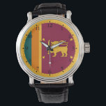 Sri Lanka Flag Armbanduhr<br><div class="desc">Patriotic flag of Sri Lanka.</div>