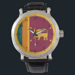 Sri Lanka Flag Armbanduhr<br><div class="desc">Patriotic flag of Sri Lanka.</div>