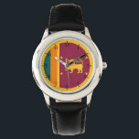 Sri Lanka Flag Armbanduhr<br><div class="desc">Patriotic flag of Sri Lanka.</div>