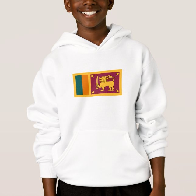 Sri Lanka Flag Hoodie (Vorderseite)