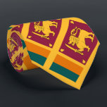 Sri Lanka Flag Krawatte<br><div class="desc">Patriotic flag of Sri Lanka.</div>