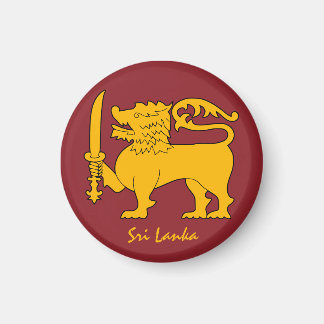 Sri Lanka flag & Sri Lanka - travel/sport Magnet