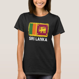 Sri Lanka Flag Unterstützung der sri-lankischen Be T-Shirt