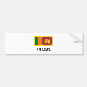 Sri Lanka Flagge Autoaufkleber