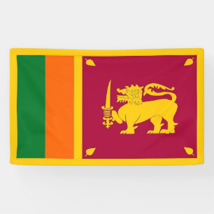 Sri Lanka-Flagge Banner