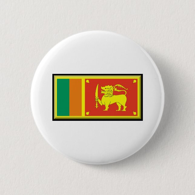 Sri Lanka Flagge Button (Vorderseite)