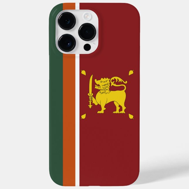 Sri Lanka-Flagge Case-Mate iPhone 14 Pro Max Hülle (Rückseite)