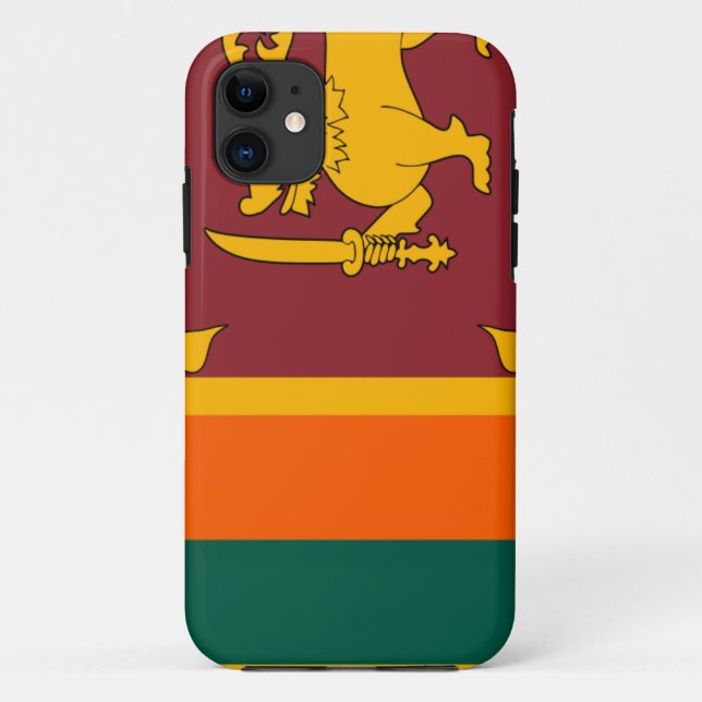 Sri Lanka Flagge Case-Mate iPhone Hülle (Rückseite)