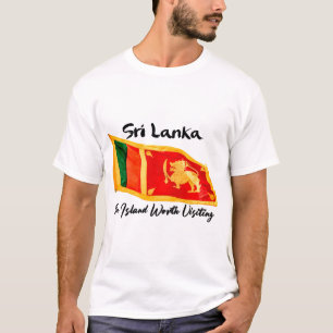 Sri Lanka-Flagge - Die Insel ist einen Besuch wert T-Shirt