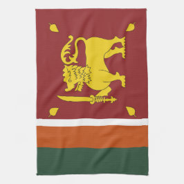 Sri Lanka-Flagge Geschirrtuch