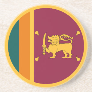 Sri Lanka-Flagge Getränkeuntersetzer