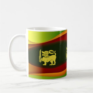 Sri Lanka-Flagge Kaffeetasse