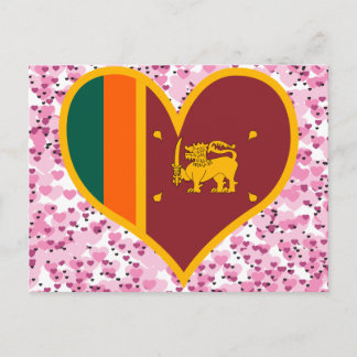 Sri Lanka-Flagge kaufen Postkarte