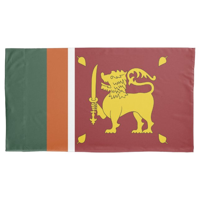 Sri Lanka-Flagge Kissenbezug (Vorderseite)