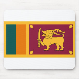 Sri Lanka-Flagge Mousepad