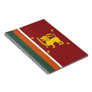 Sri Lanka-Flagge Notizblock