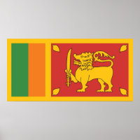 Sri Lanka-Flagge