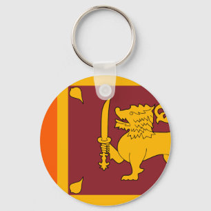 Sri Lanka-Flagge Schlüsselanhänger