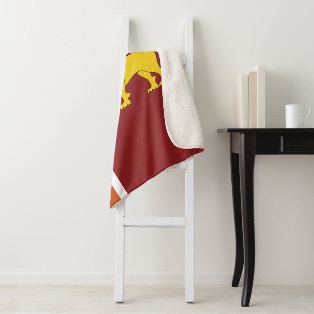 Sri Lanka-Flagge Sherpadecke (Beispiel)