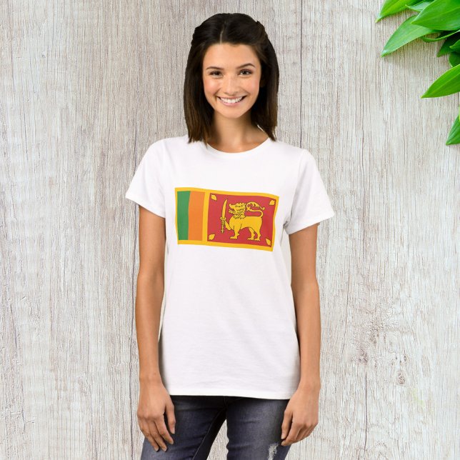 Sri Lanka-Flagge T-Shirt (Von Creator hochgeladen)
