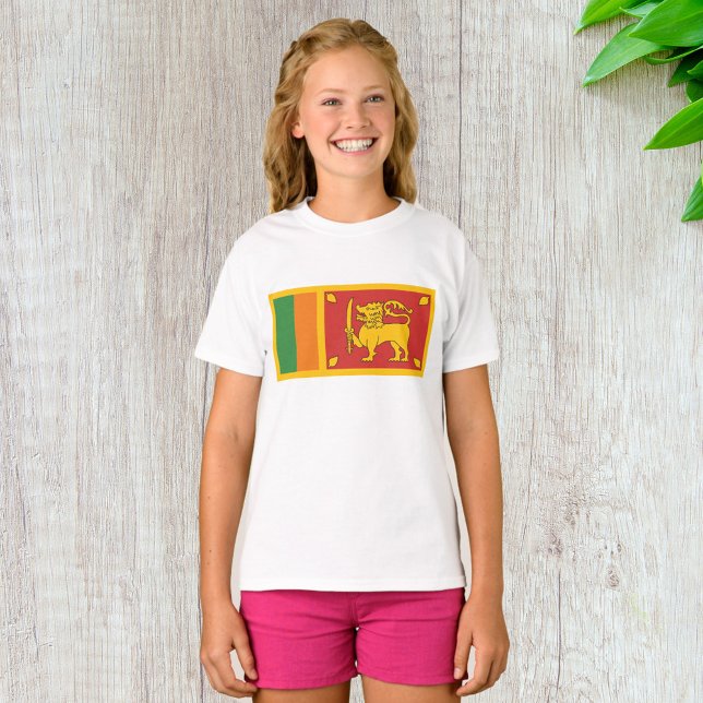 Sri Lanka-Flagge T-Shirt (Von Creator hochgeladen)