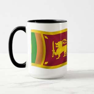Sri Lanka Flagge Tasse