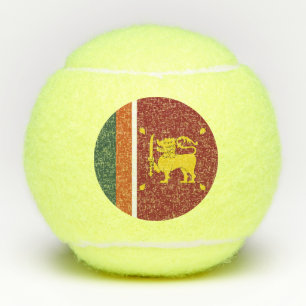 Sri Lanka-Flagge Tennisbälle