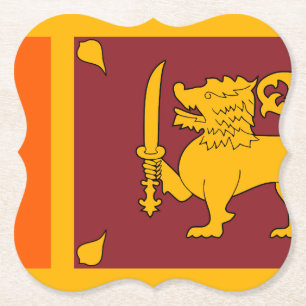 Sri Lanka-Flagge Untersetzer