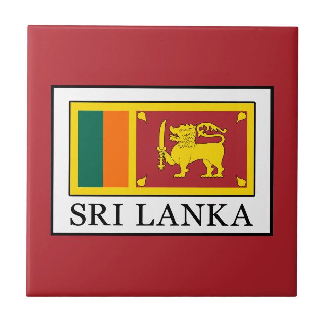 Sri Lanka Fliese (Vorderseite)