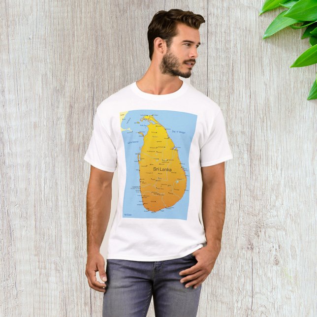 Sri Lanka-Karte T-Shirt (Von Creator hochgeladen)